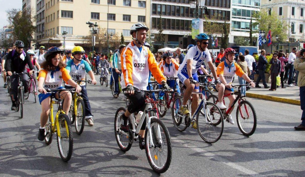 Ποδηλατικός Γύρος της Αθήνας την Κυριακή