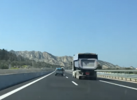 Έκλεισε η εθνική Πατρών-Πύργου από το ισχυρό χαλάζι