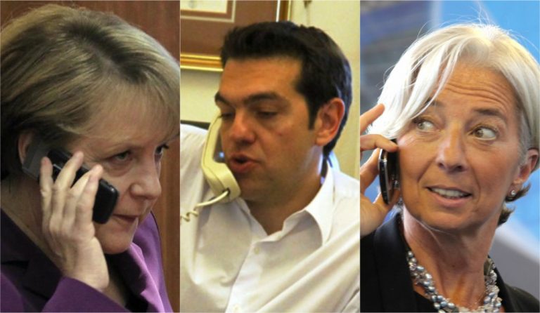 Ο Τσίπρας μίλησε με Μέρκελ και Λαγκάρντ
