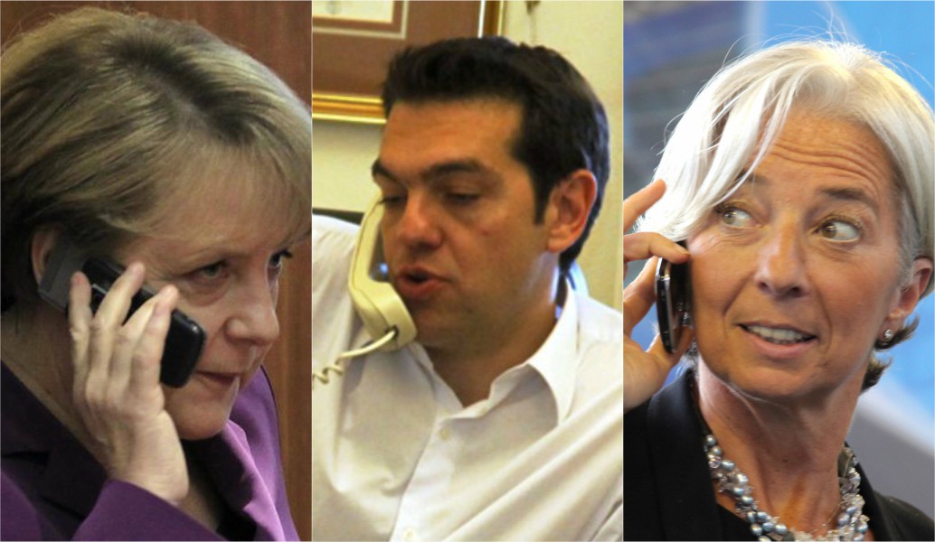 Ο Τσίπρας μίλησε με Μέρκελ και Λαγκάρντ