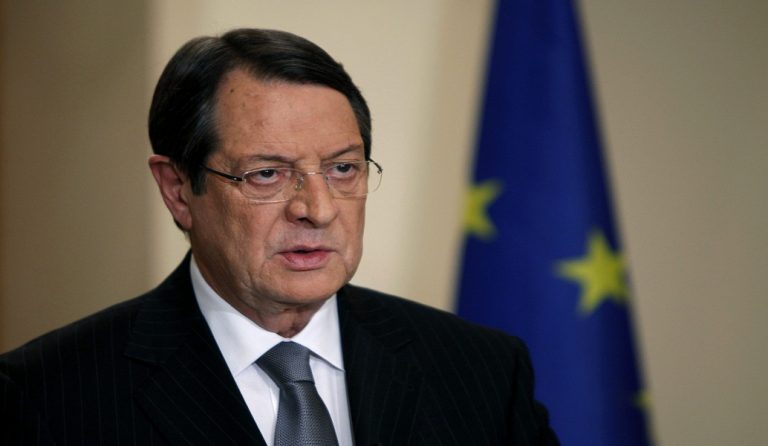 Ικανοποίηση Αναστασιάδη για την επανέναρξη των συνομιλιών στο Κυπριακό