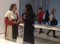 Η Λυδία Κονιόρδου στους εκθεσιακούς  χώρους της documenta 14