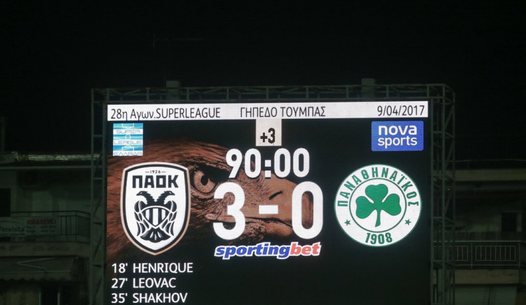 Η παρακάμερα από το ΠΑΟΚ – Παναθηναϊκός (vid)