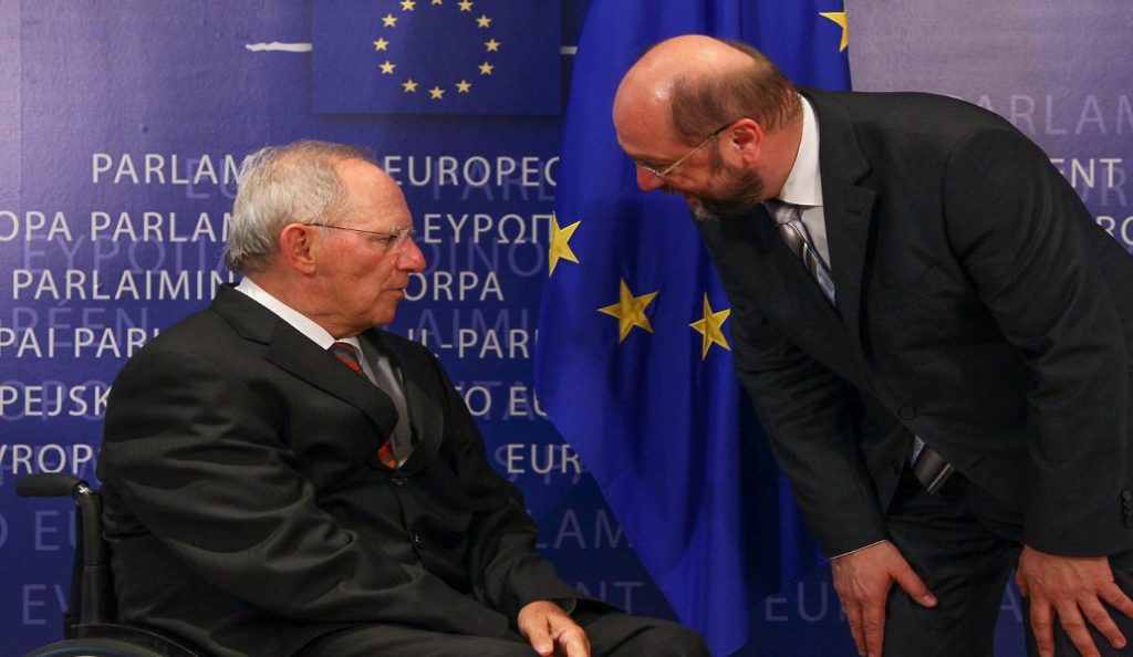 Σόιμπλε προς Σουλτς: «Καλώς ήρθες στο κλαμπ»