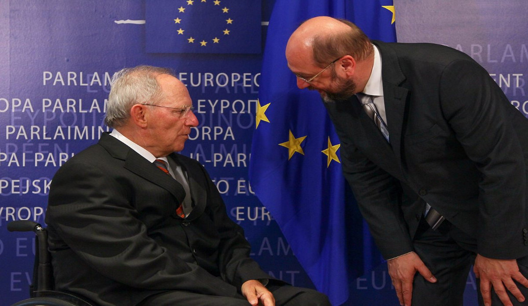 Σόιμπλε προς Σουλτς: «Καλώς ήρθες στο κλαμπ»