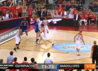Ήττα για τον Ολυμπιακό με 71-73 από την Εφές, που ισοφάρισε τη σειρά