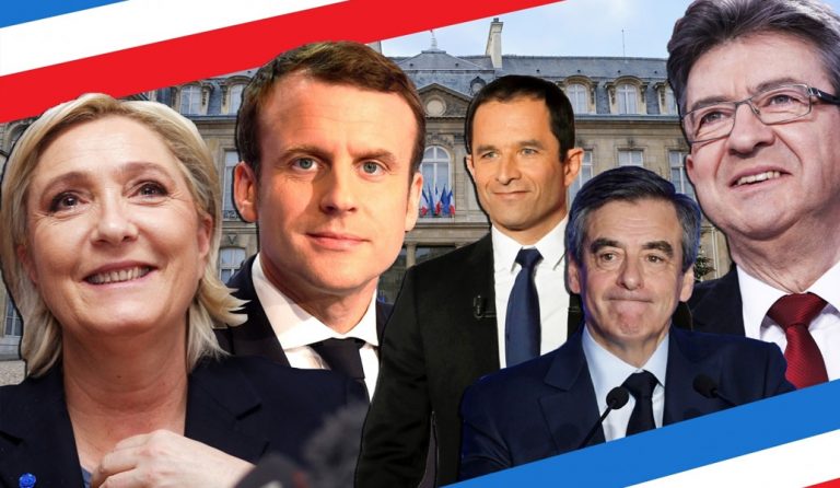 Τα πρώτα exit polls: Πρώτος ο Μακρόν, μάχη για τη δεύτερη θέση (pics)