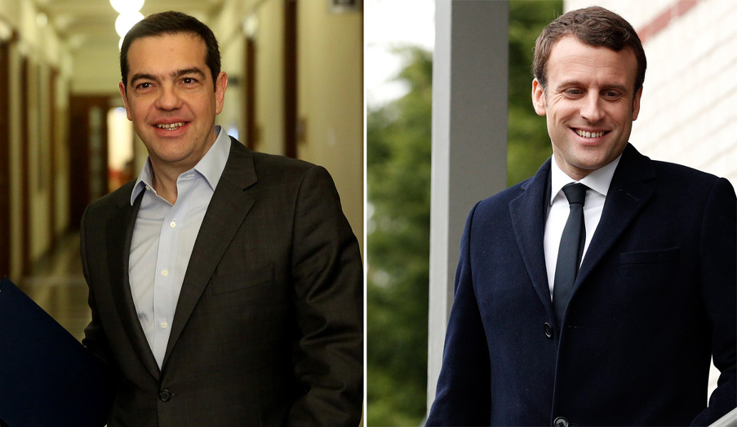 Τηλεφωνική επικοινωνία Τσίπρα-Μακρόν