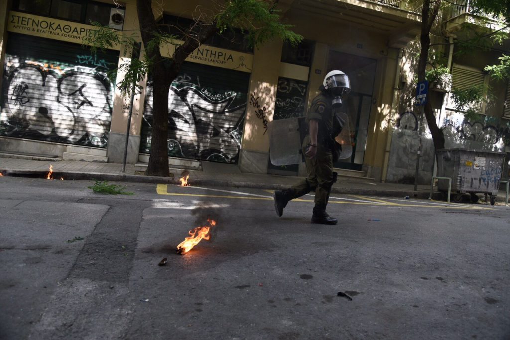 Εξάρχεια: Επεισόδια και πάλι στην περιοχή