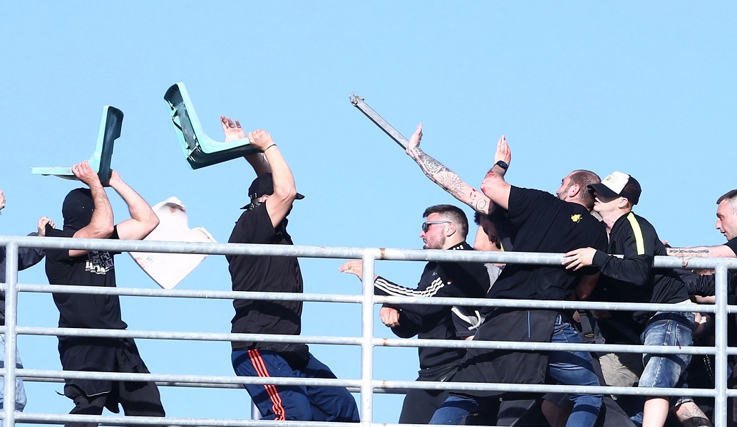 Νέο βίντεο από τα σοβαρά επεισόδια στον Βόλο