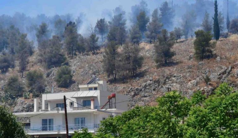 Σε ύφεση η πυρκαγιά στο Άργος