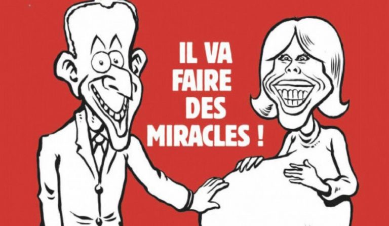 Charlie Hebdo: Το κακόγουστο και… μισογύνικο πρωτοσέλιδο για τον Μακρόν και την Μπριζίτ (pic)