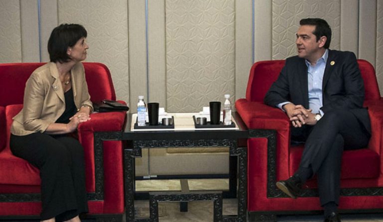 Συνάντηση Τσίπρα – Λέιτχαρντ στο περιθώριο του διεθνούς φόρουμ One Belt One Road
