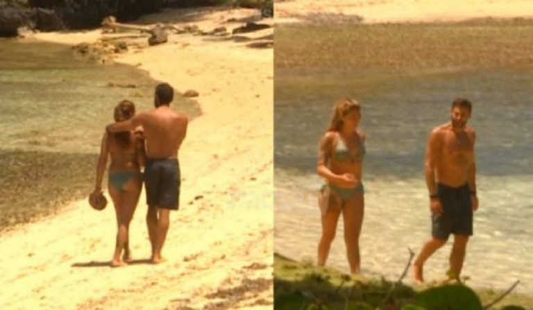 Survivor: Η βόλτα Βασάλου – Ευριδίκης στην παραλία και η ανταλλαγή φαγητού (vid)
