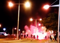 Τρομερά επεισόδια στη Λεμεσό με οπαδούς του Απόλλωνα και της ΑΕΛ! (vid)