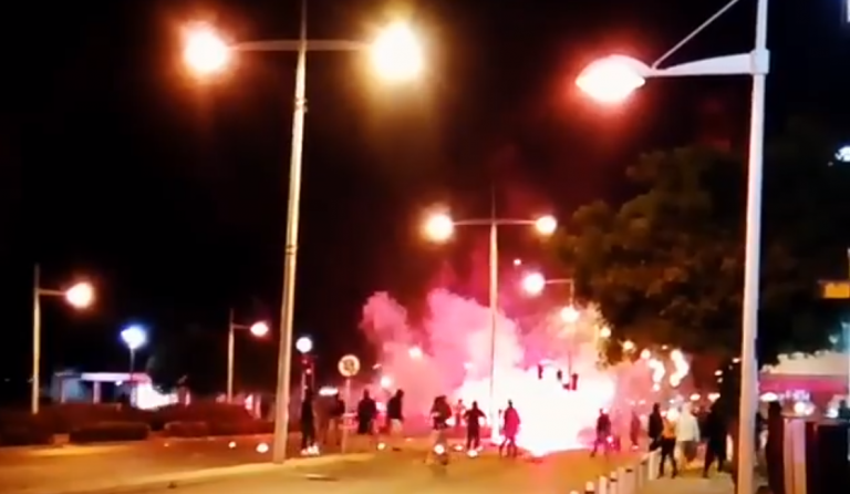 Τρομερά επεισόδια στη Λεμεσό με οπαδούς του Απόλλωνα και της ΑΕΛ! (vid)