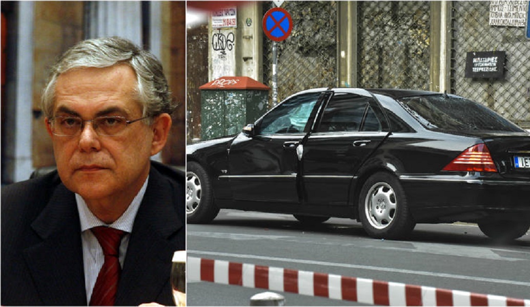 Τρομοκρατική επίθεση με στόχο τον Λουκά Παπαδήμο – Παγιδευμένος φάκελος στο αυτοκίνητο (pics & vid)