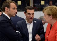 Ο Τσίπρας είδε Μέρκελ και Μακρόν στις Βρυξέλλες – Συζήτησαν για το χρέος (pics)