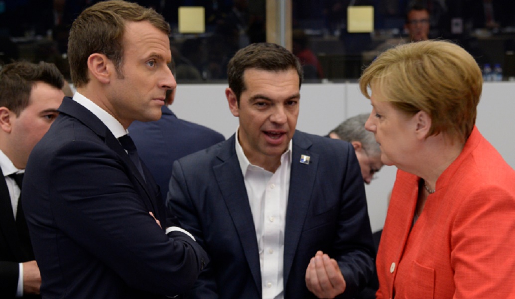 Ο Τσίπρας είδε Μέρκελ και Μακρόν στις Βρυξέλλες – Συζήτησαν για το χρέος (pics)