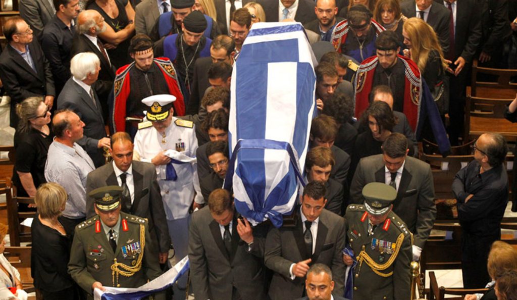 Το ύστατο χαίρε στον Κωνσταντίνο Μητσοτάκη (pics & vid)