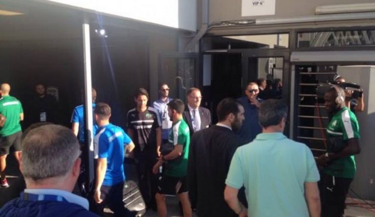 Έφτασε στην Τούμπα ο Παναθηναϊκός χωρίς προβλήματα (vid)