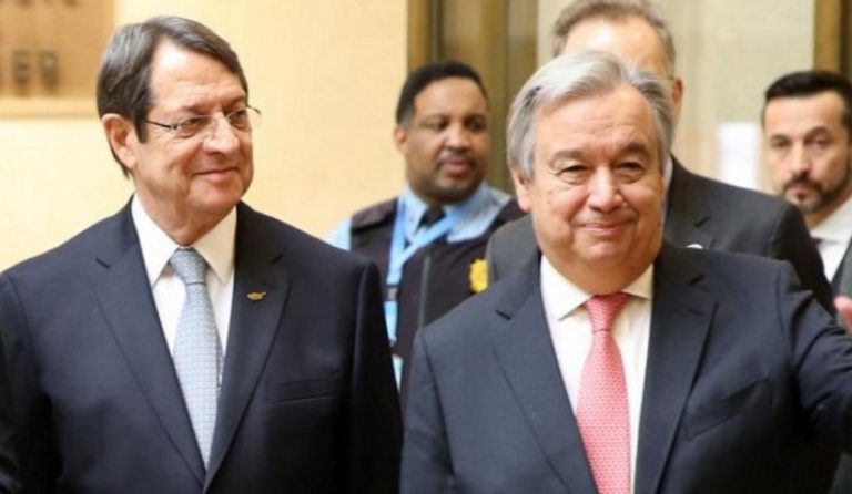 Συνάντηση Αναστασιάδη – Ακιντζί με Γκουτέρες στις 4 Ιουνίου