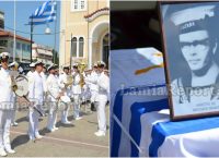 Λαμία: Η υποδοχή του ήρωα της Κύπρου Ανθυπασπιστή Νικόλαου Νιάφα (pics)
