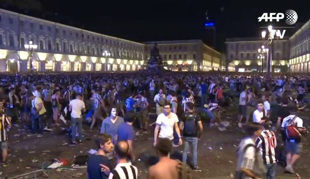 Τορίνο: 1400 άνθρωποι ποδοπατήθηκαν πιστεύοντας ότι εξερράγη βόμβα
