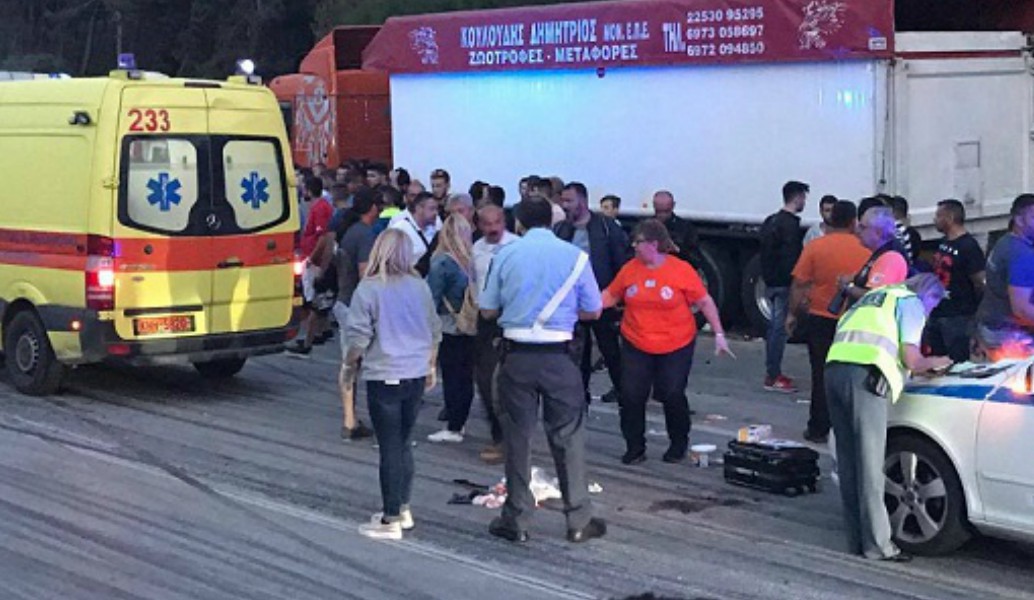 Θεσσαλονίκη: Επτά τραυματίες σε σύγκρουση δύο οχημάτων στη Χαλκιδική