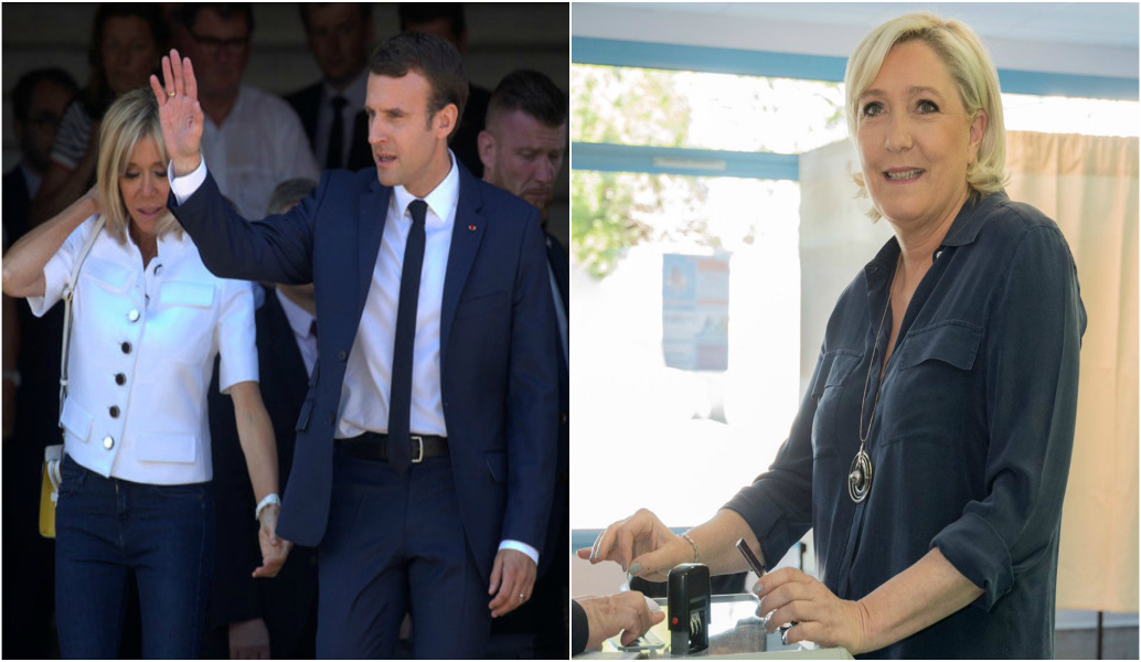 (upd) Βουλευτικές εκλογές Γαλλία: Ρεκόρ αποχής – Ψήφισαν Μακρόν και Λεπέν (pics)