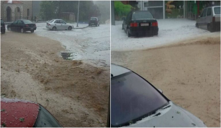 Ισχυρή χαλαζόπτωση στα Ιωάννινα (pics)