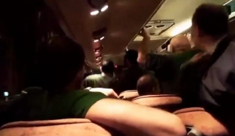 Πανηγυρισμοί των παικτών του Παναθηναϊκού στο πούλμαν (vid)
