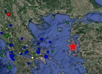 Σεισμική δόνηση 4,7R νοτιοδυτικά της Μυτιλήνης