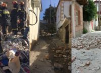 Βιβλική καταστροφή στη Βρίσα Πλωμαρίου από τον σεισμό των 6,1 Ρίχτερ (pics & vids)