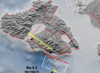 H απεικόνιση της περιοχής του ρήγματος του σεισμού στη Λέσβο (pic)