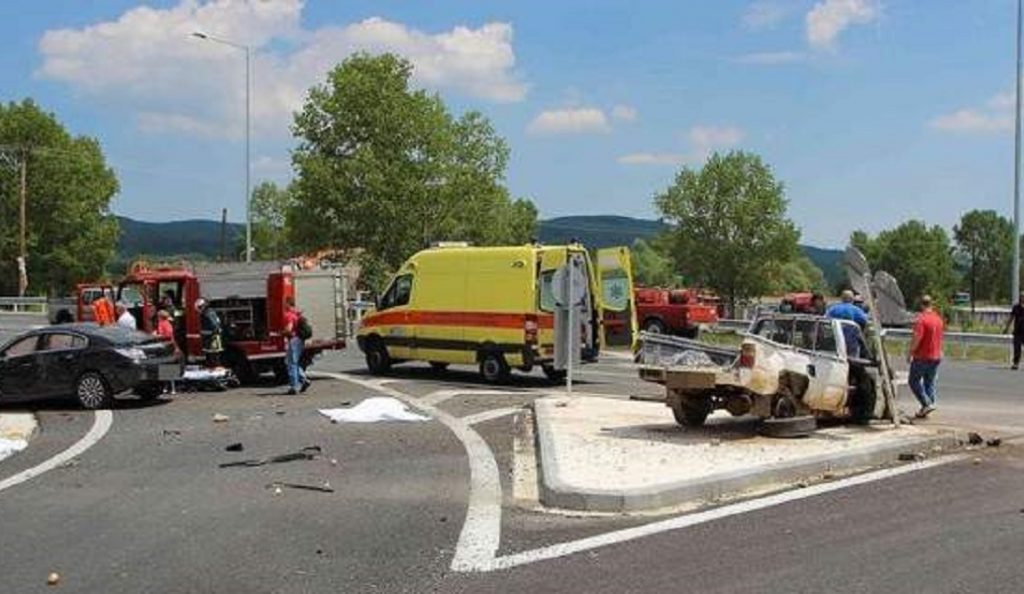 Οικογενειακή τραγωδία σε δυστύχημα στη Χαλκιδική