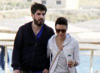 H Σίσσυ Φειδά και ο Γιώργος Ανδρίτσος βάφτισαν την κόρη τους στη Μύκονο (pics)
