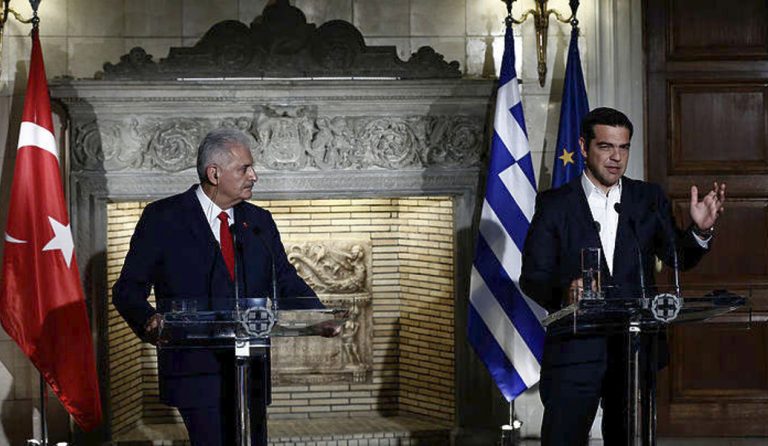 Συλλυπητήρια Γιλντιρίμ σε Τσίπρα για τον θάνατο του σμηναγού Μπαλταδώρου