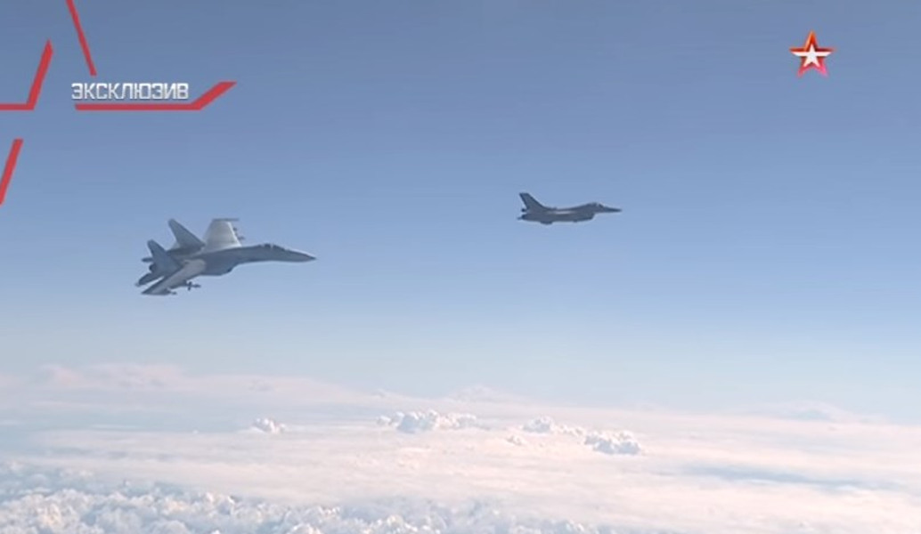 Ντοκουμέντο από το επεισόδιο ρωσικού Su-27 με ΝΑΤΟϊκό F-16 (vid)
