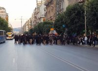 Πορεία αντιεξουσιαστών στο κέντρο της Θεσσαλονίκης