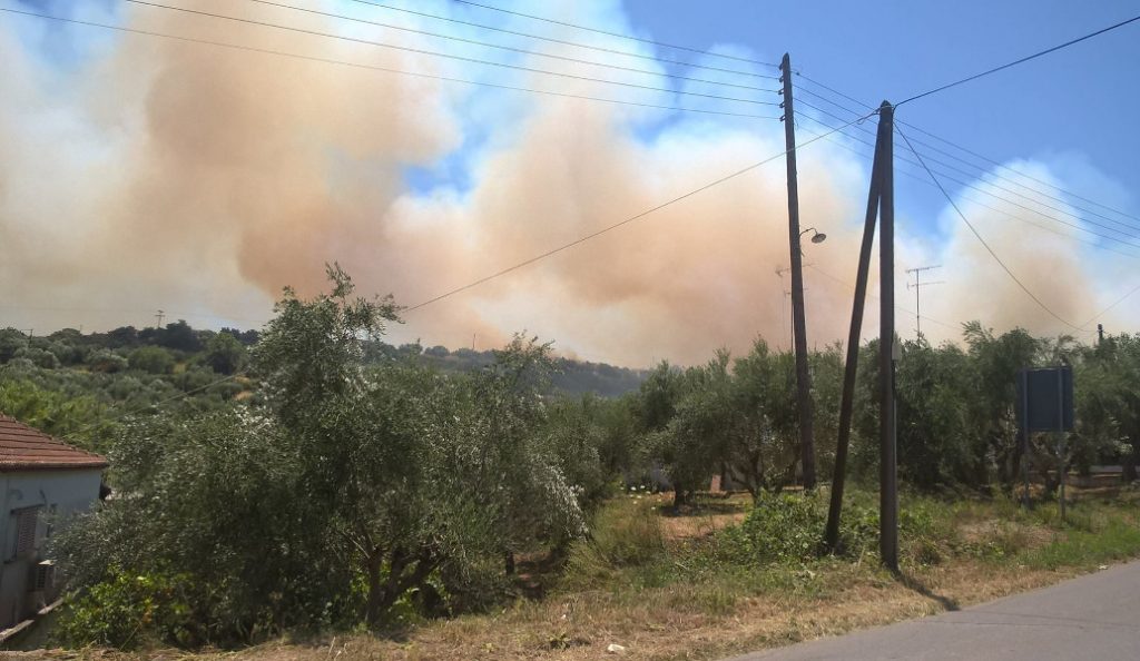Πυρκαγιά στο Ίλιον