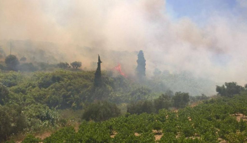 Πυρκαγιά στα Λεγρενά Αττικής