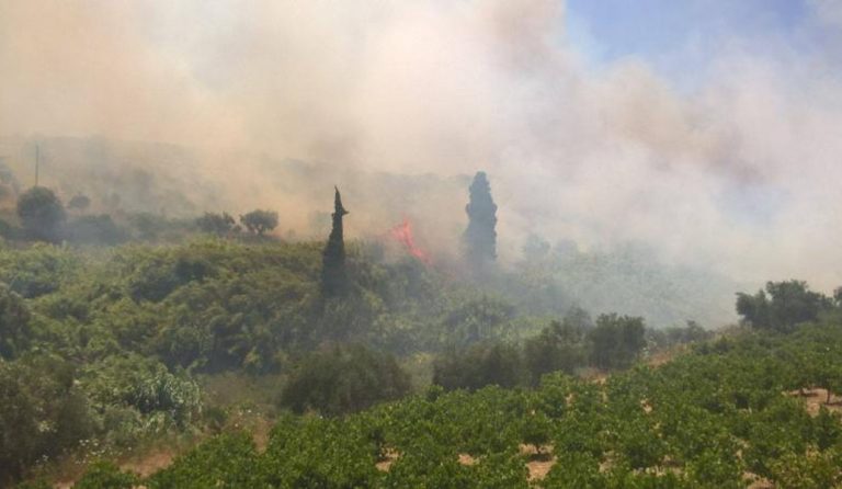 Πυρκαγιά στα Λεγρενά Αττικής