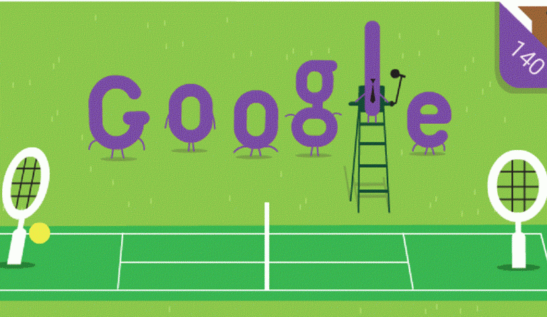 Τουρνουά τένις Γουίμπλεντον: Το Doodle της Google για τα 140 χρόνια του θεσμού!