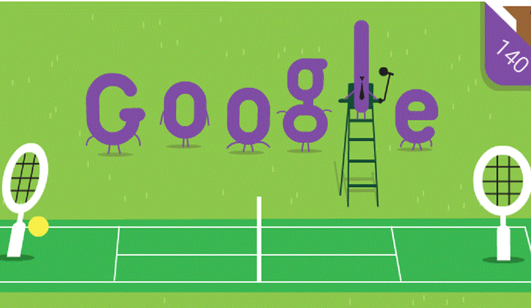 Τουρνουά τένις Γουίμπλεντον: Το Doodle της Google για τα 140 χρόνια του θεσμού!