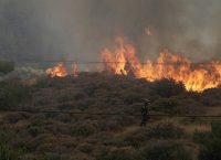 Περισσότεροι από 120 πυροσβέστες επιχειρούν στην ανατολική Μάνη
