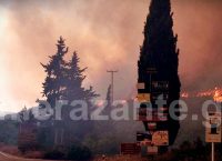 Εκτός ελέγχου η πυρκαγιά στα Ορθωνιά Ζακύνθου (pics)