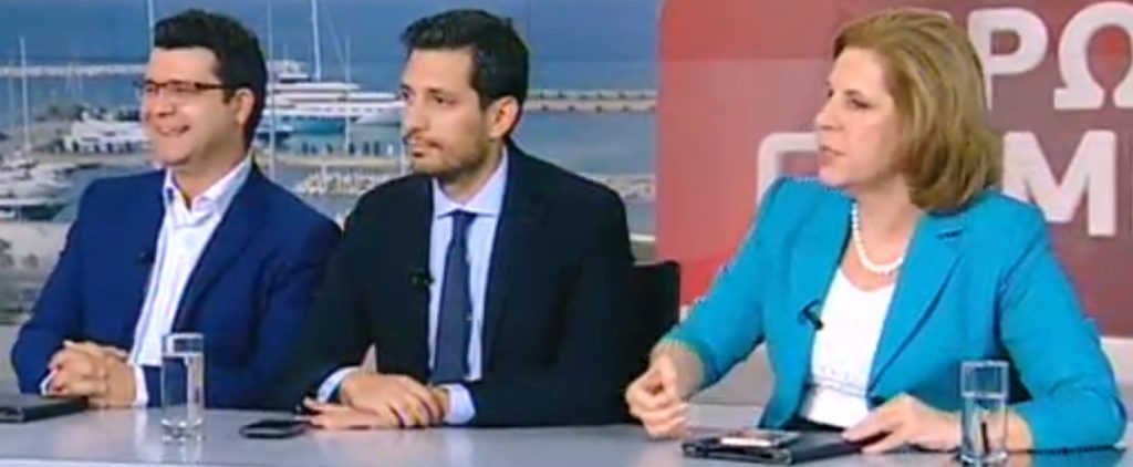 Χαμός στο τηλεοπτικό στούντιο για το αν είναι αργόμισθος ο σύζυγος της Γεννηματά
