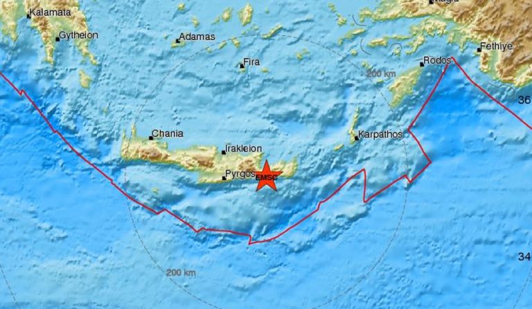 Στο “χορό” των μετασεισμών η Κρήτη μετά τα 5,3 Ρίχτερ