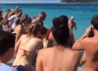 Δελφίνι βγήκε στη… στεριά -Ξετρελάθηκαν στη Σκόπελο (vid)